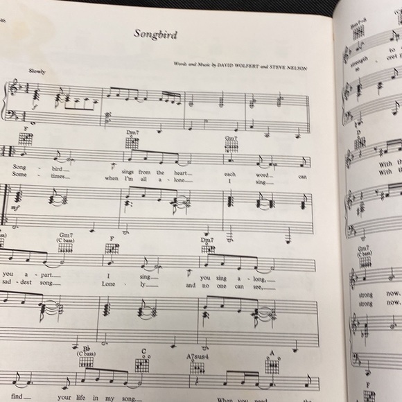 Vtg Barbara Streisand “Songbird” Words & Music by the Big 3 Music Recorded - Picture 5 of 7